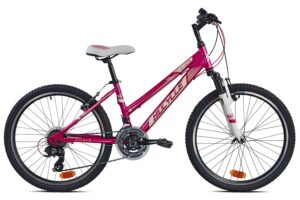 Детский велосипед 24 с алюминиевой рамой Torpado Elixir розовый (для роста 130-150 см)